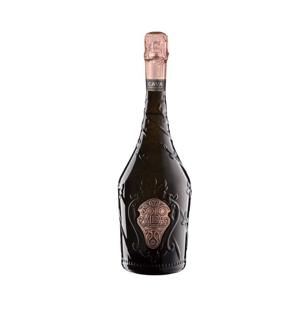 Solo Vida Rosé Reserva Premium Gift Pack, Tomorrowland 2021 festival collectible, detail view