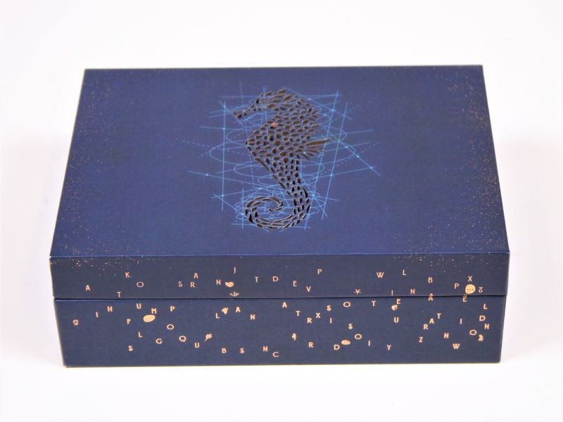 The Story of Planaxis - Treasure Case 2018, Tomorrowland 2018 festival collectible, detail view