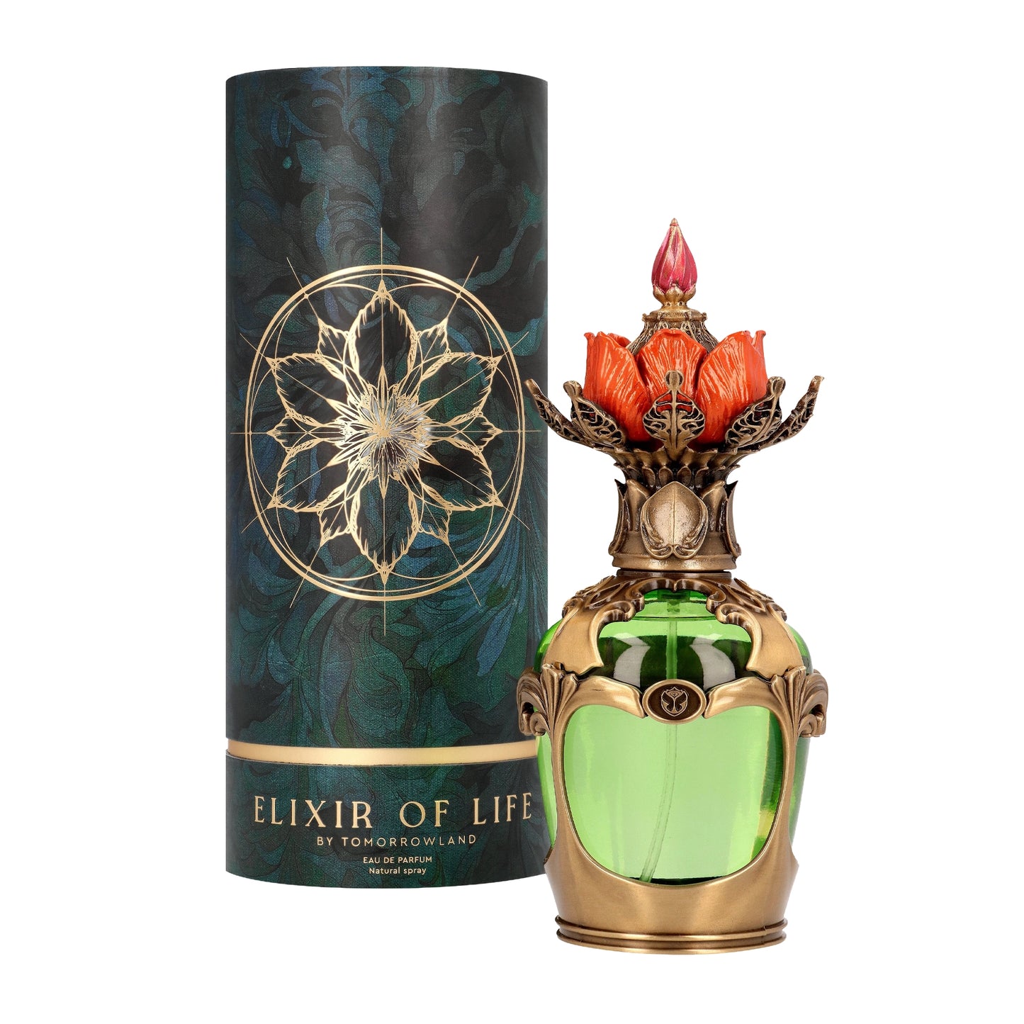 Eau de Parfum Elixir of Life, Tomorrowland 2024 festival collectible, detail view