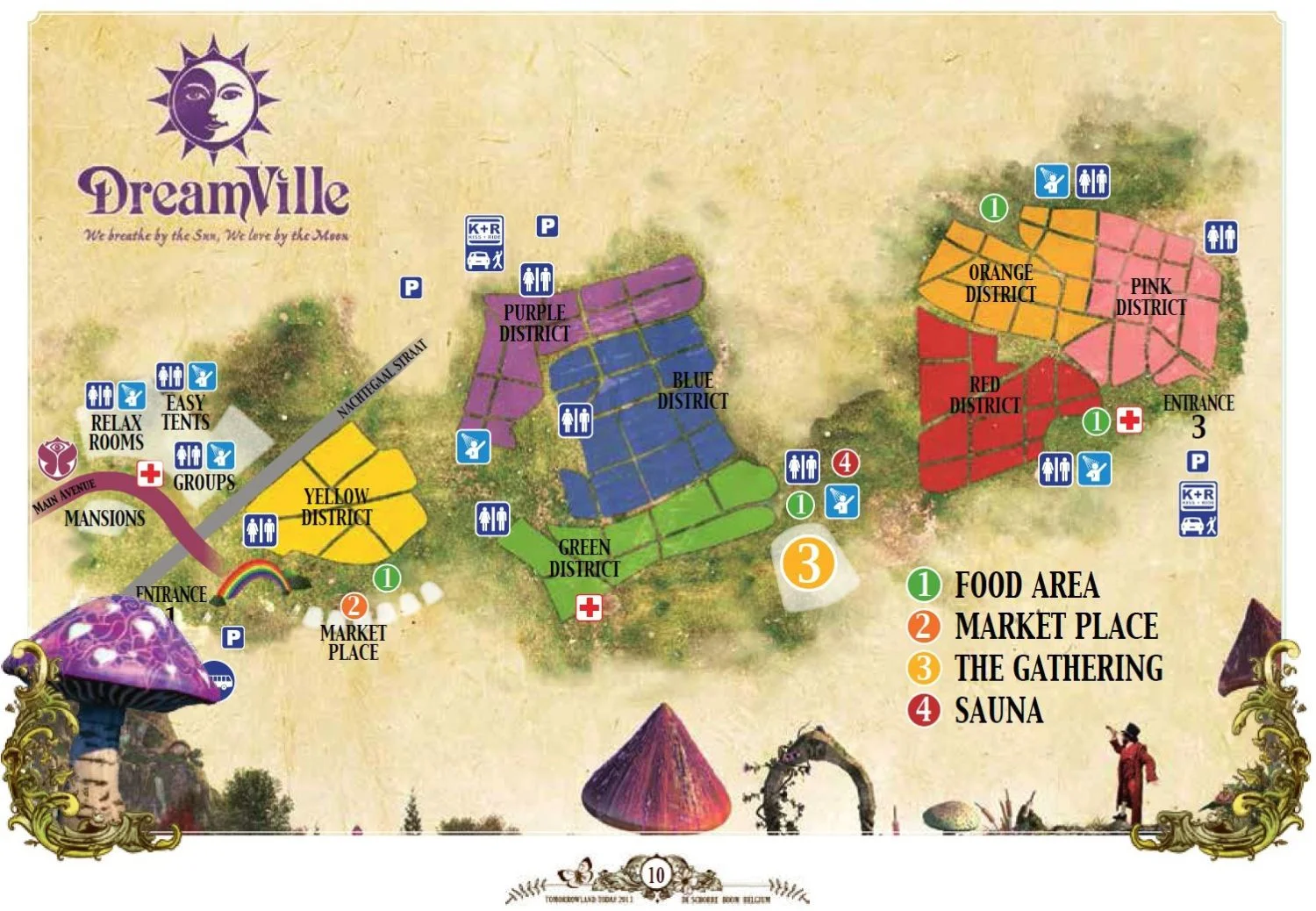 Tomorrowland 2013 — official DreamVille camping map