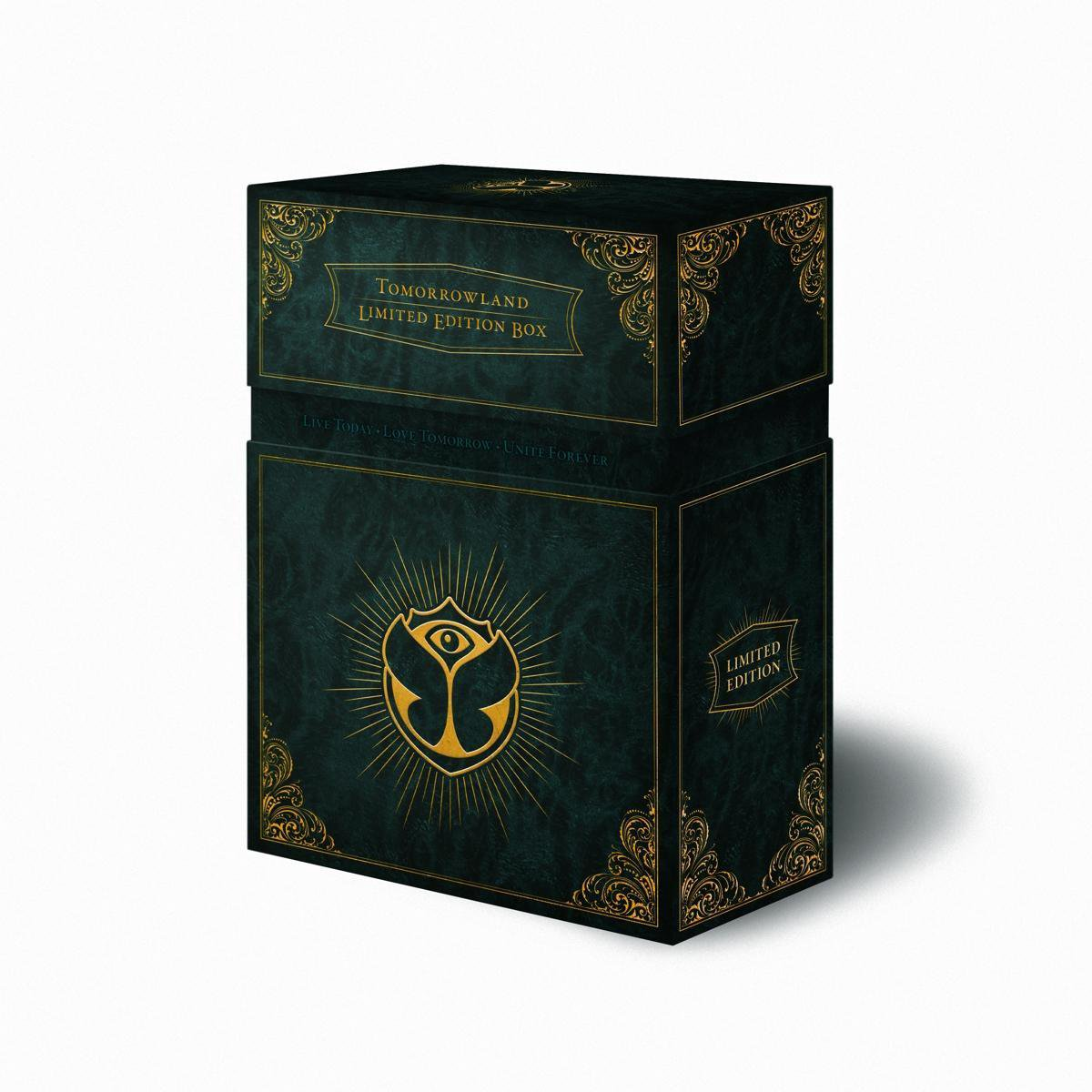 Tomorrowland Limited Edition Box, Tomorrowland 2014 festival collectible, detail view