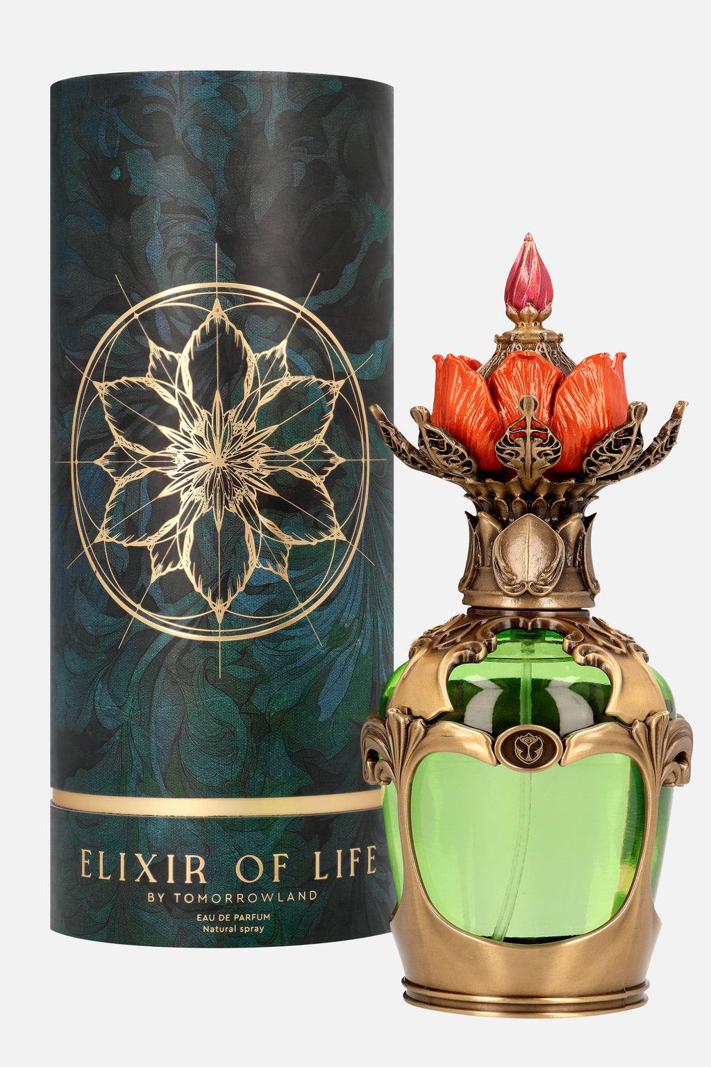Eau de Parfum Elixir of Life, Tomorrowland 2024 festival collectible, detail view