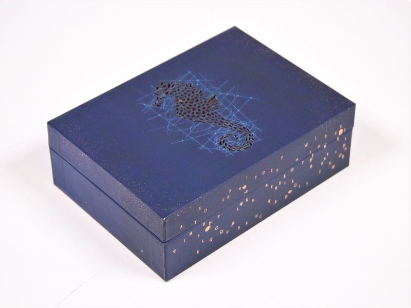 The Story of Planaxis - Treasure Case 2018, Tomorrowland 2018 festival collectible, detail view