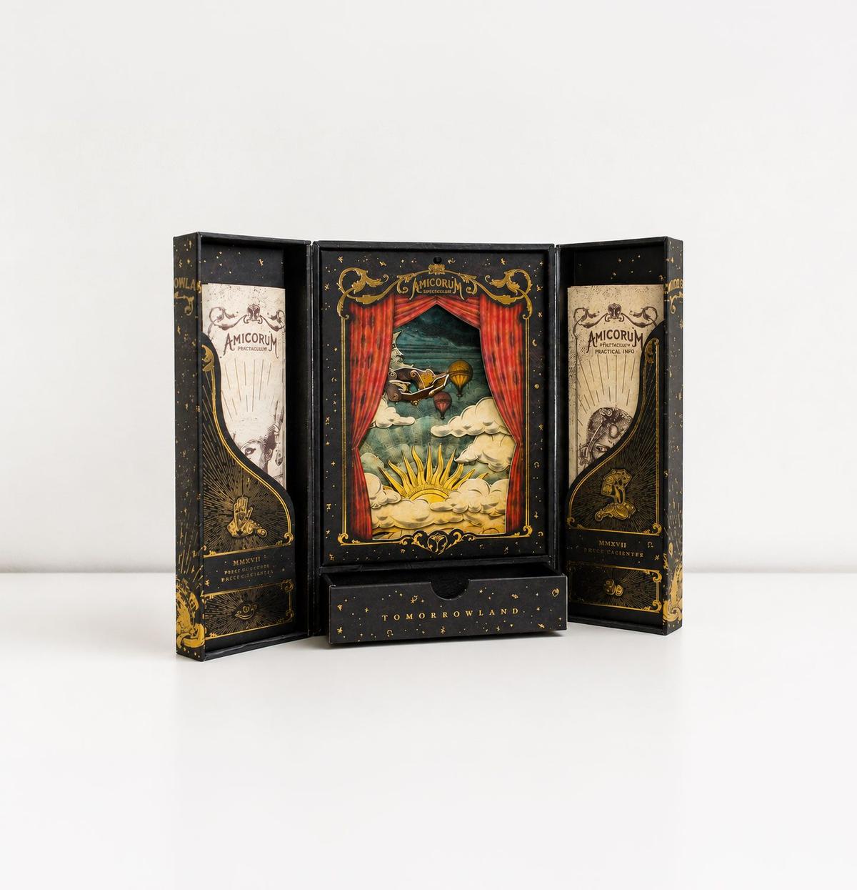 Amicorum Spectaculum - Treasure Case 2017, Tomorrowland 2017 festival collectible, front view