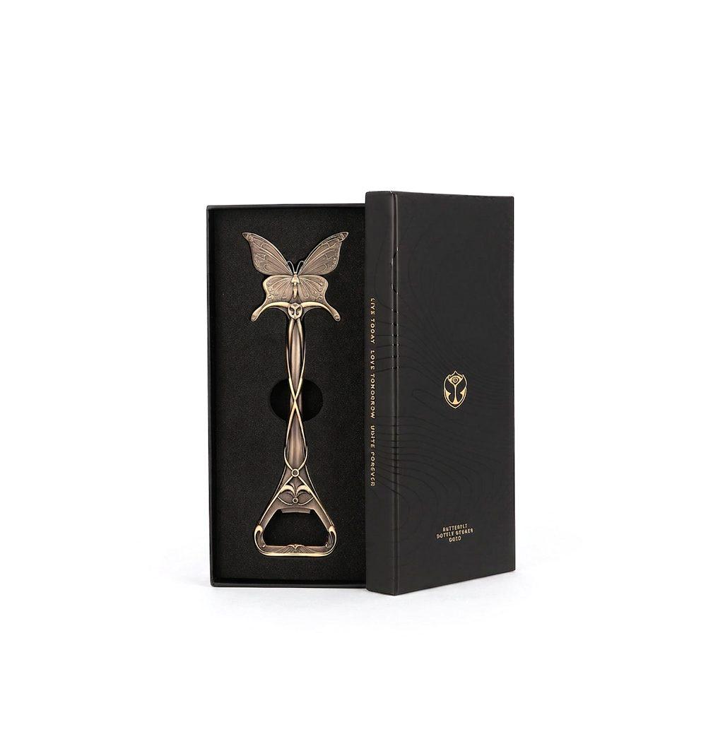 Butterfly Bottle Opener, Tomorrowland festival collectible, front view