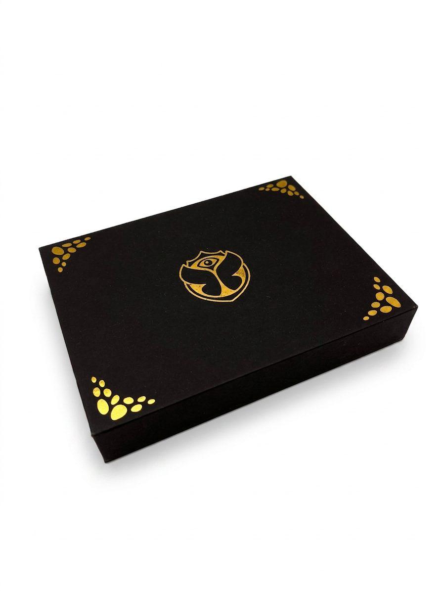 Dice Game (2019 Global Journey Edition), Tomorrowland 2019 festival collectible, front view