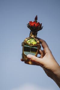 Eau de Parfum Elixir of Life, Tomorrowland 2024 festival collectible, detail view