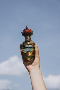 Eau de Parfum Elixir of Life, Tomorrowland 2024 festival collectible, detail view
