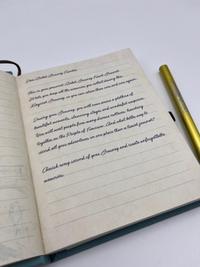 Global Journey Travel Journal 2018, Tomorrowland 2023 festival collectible, detail view