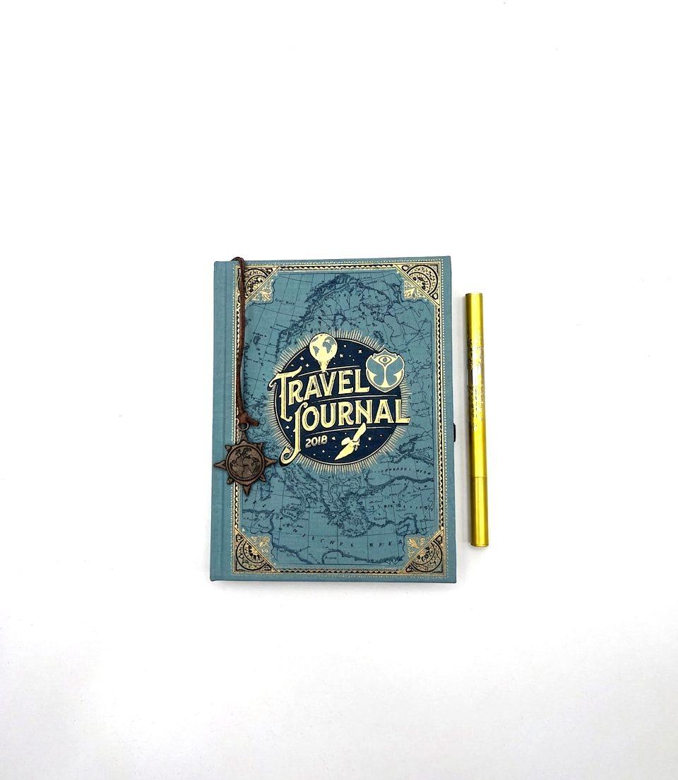 Global Journey Travel Journal 2018, Tomorrowland 2023 festival collectible, front view