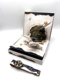 Paperworld - Tomorrowland Winter 2025 Treasure Case, Tomorrowland 2025 festival collectible, detail view