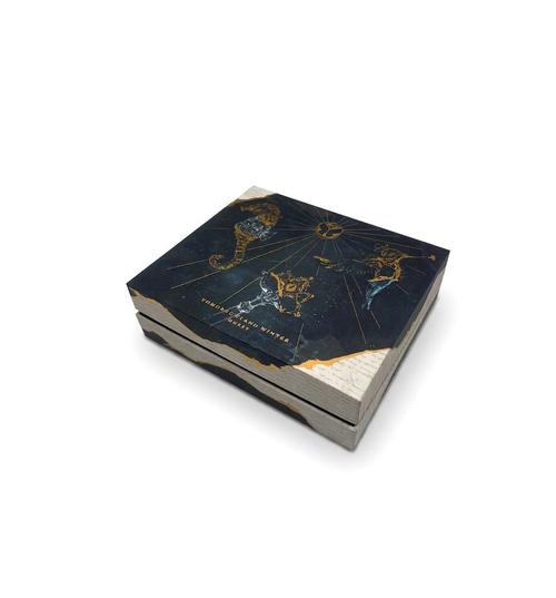 Paperworld - Tomorrowland Winter 2025 Treasure Case, Tomorrowland 2025 collectible, front view