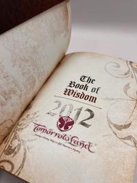 The Book of Wisdom – The Fairytale Continues (Standalone Promotional Edition) – Tomorrowland 2012, Tomorrowland 2012 festival collectible, detail view
