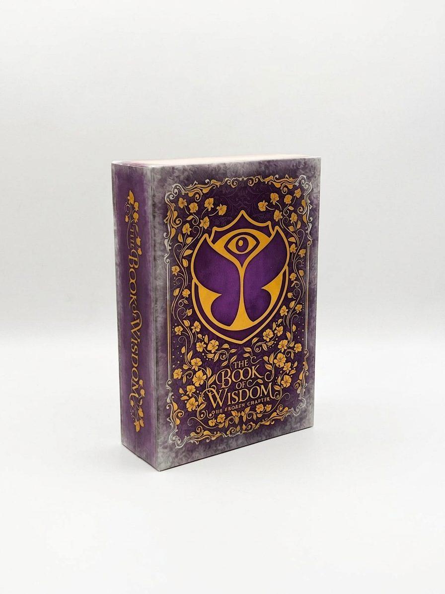The Book of Wisdom - The Frozen Chapter - Treasure Case 2020, Tomorrowland 2020 festival collectible, front view