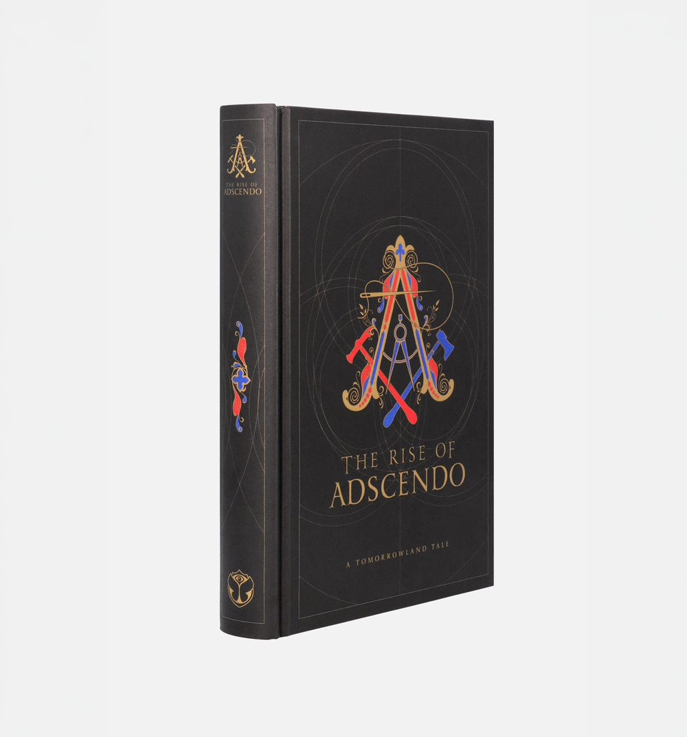 The Rise of Adscendo - English Edition, Tomorrowland 2023 festival collectible, front view