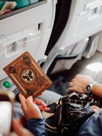 Tomorrowland Global Journey Travel Wallet, Tomorrowland 2025 festival collectible, detail view