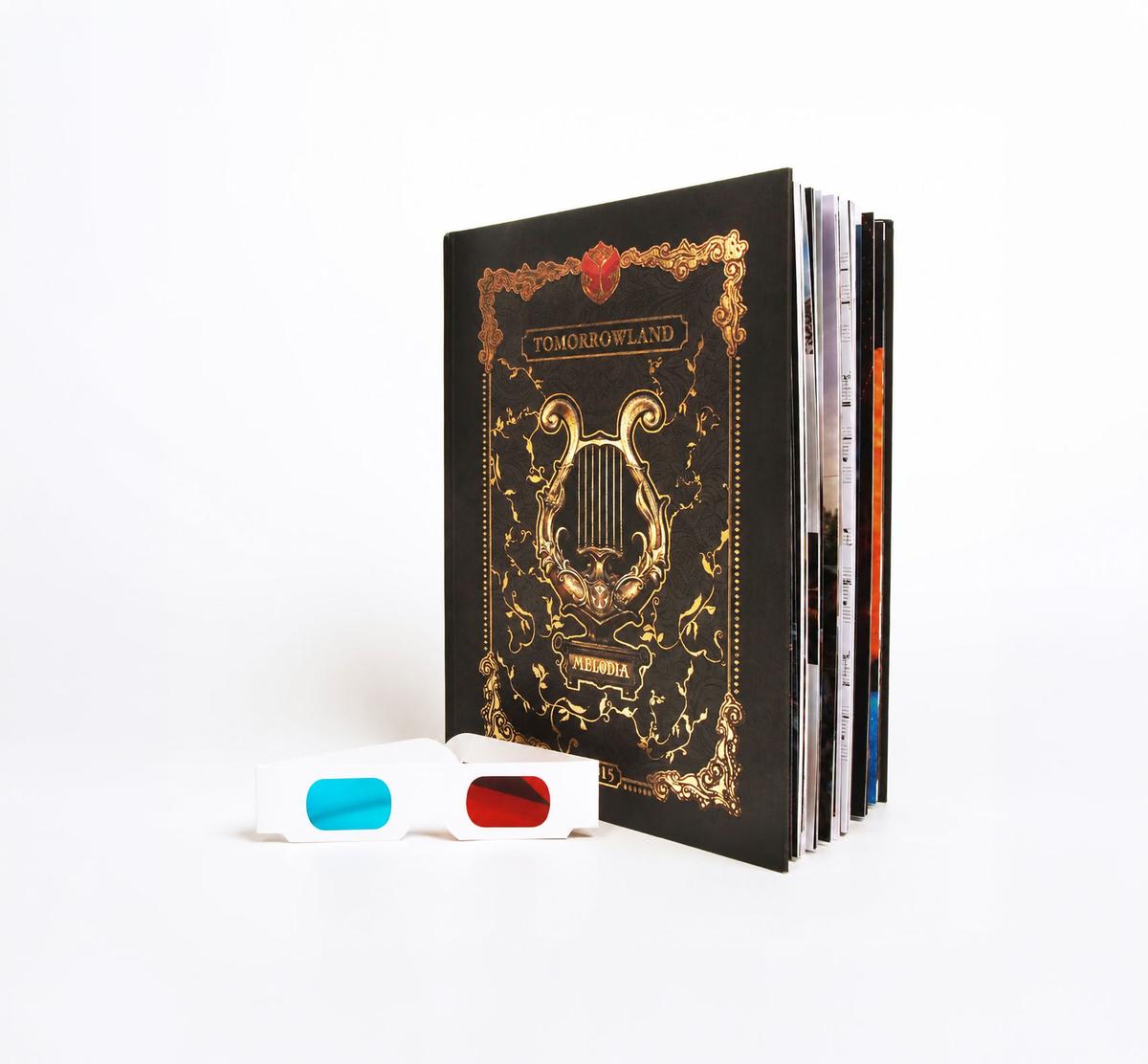 Tomorrowland Melodia - Yearbook 2015, Tomorrowland 2015 festival collectible, front view